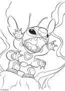 Lilo en Stitch kleurplaat 4